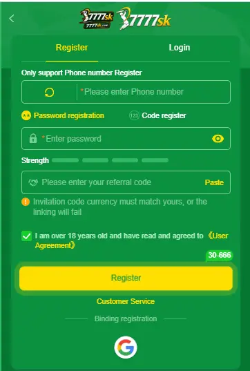 7777sk game register